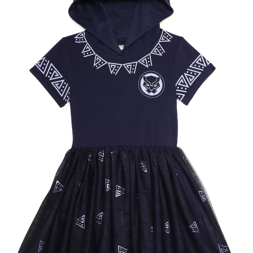 Marvel Dark Purple Kids Casual Dress